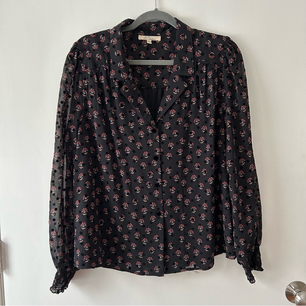 Les Serein Floral Blouse